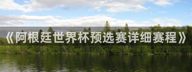 世界杯足球：《阿根廷世界杯预选赛详细赛程》