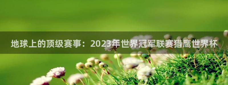 联赛杯直播:地球上的顶级赛事:2023年世界冠军联赛猎鹰世界杯
